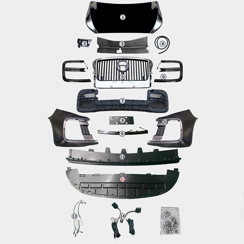 Eksteriørdeler for nyttekjøretøy